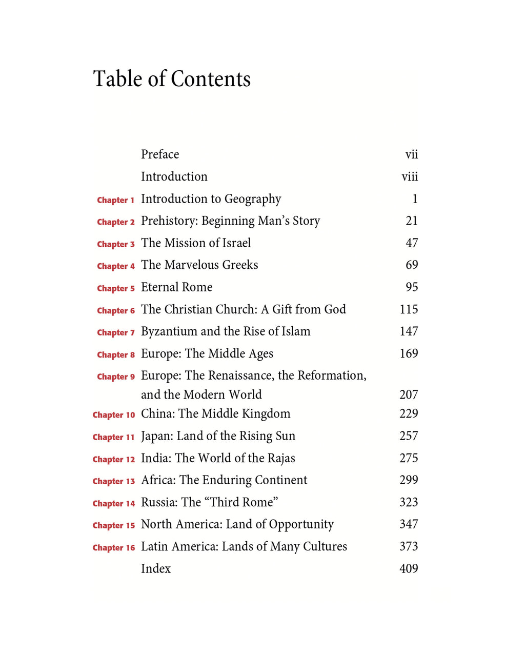 Catholic Textbook Project All Ye Lands: Origins of World Cultures (Catholic Textbook) Grades 6–7 ...